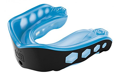 Shock Doctor Gel Max Mouth Guard, Blue/Black Amazon Mouthguards Shock Doctor Sports