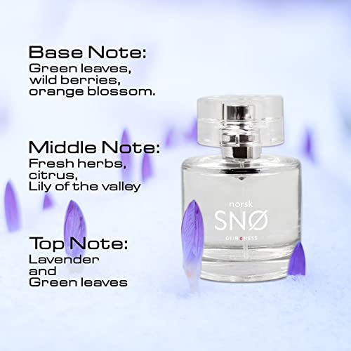 Geir Ness NORSK SNØ Unisex Natural Perfume Amazon Beauty cologne EDP EDT Fragrance Geir Ness perfume scent