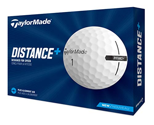 TaylorMade 2021 Distance+ Golf Balls, White Amazon Distance Balls Sports TaylorMade