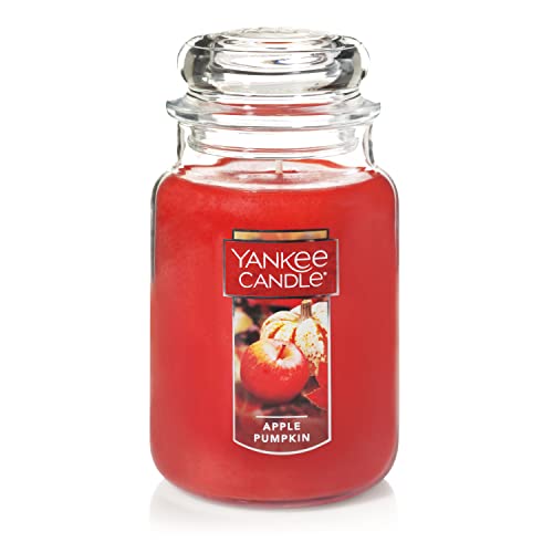 Yankee Candle Apple Pumpkin Scented, Classic 22oz Large Jar Single Wick Candle, Over 110 Hours of Burn Time | Physical | Amazon, Home, Jar Candles, Yankee Candle | Yankee Candle