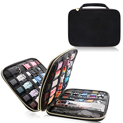 Veirdro Velvet Watch Band Storage Case Holds 35 Watch Straps Watch Band Organizer for Apple Watch Band Case Accessories Watch Band Holder of Women, Large Capacity & Watch Bands Protective Case (Black) | Physical | Amazon, Cabinets & Cases, Veirdro, Wireless | Veirdro