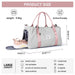 Weekender Duffel Bags for Women, Travel Totes Bag Amazon BJLFS Luggage Travel Duffels