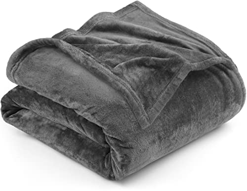 Utopia Bedding Queen Size Fleece Blanket Gray Amazon Bed Blankets Home Utopia Bedding