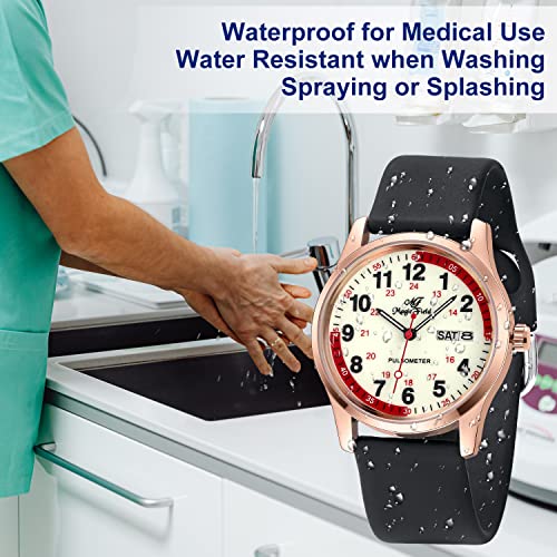 SIBOSUN Nurse Watch: Easy Read, Water Resistant Amazon SIBOSUN Watch Wrist Watches