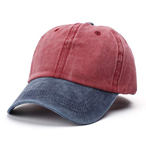 Z-Navy Distressed Baseball Cap for Women and Men
