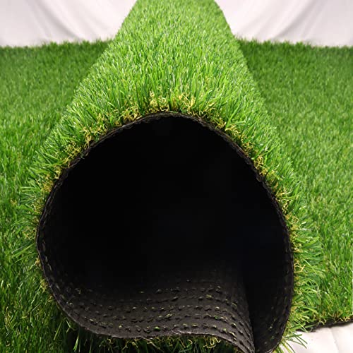 Weidear Artificial Grass 11 ft x 25 ft, 0.8 inch Fake Grass Mat, 4 Tones Synthetic Turf Rug, Indoor Outdoor Turf Grass for Dogs Pets/Patio Lawn Landscape Garden, Customized Sizes | Physical | Amazon, Lawn & Patio, Outdoor Rugs, Weidear | Weidear