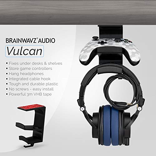 Vulcan: Under Desk Controller & Headphone Hanger Amazon BRAINWAVZ Controllers Wireless