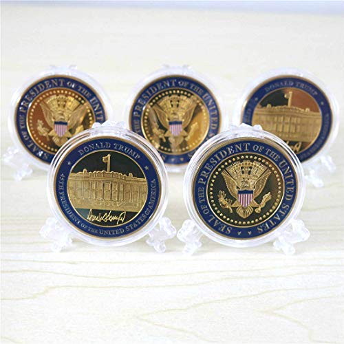 Trump Gold Coin Set + Case Amazon coin Coin Sets collectable HillSpirng Toy