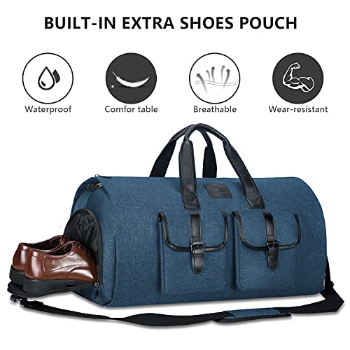 UNIQUEBELLA Large Duffel Bag with Shoe Pouch