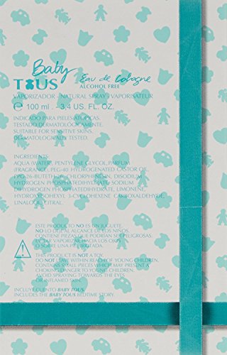 Tous Baby Cologne Spray for Kids, 3.4oz