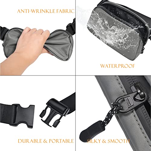 TOPDesign Women's Fanny Pack with Water Resistant Zippers Amazon Luggage TOPDesign Waist Packs