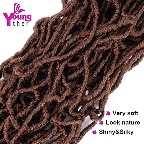 Youngther New Faux Locs Crochet Hair for Black Women