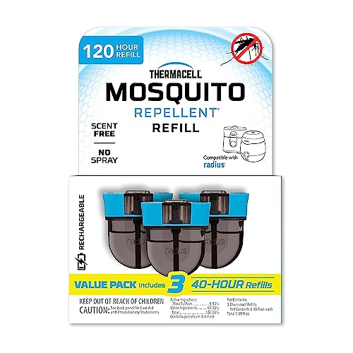 Thermacell Rechargeable Mosquito Repeller Refills - 20’ Protection Accessories Amazon Outdoors Thermacell