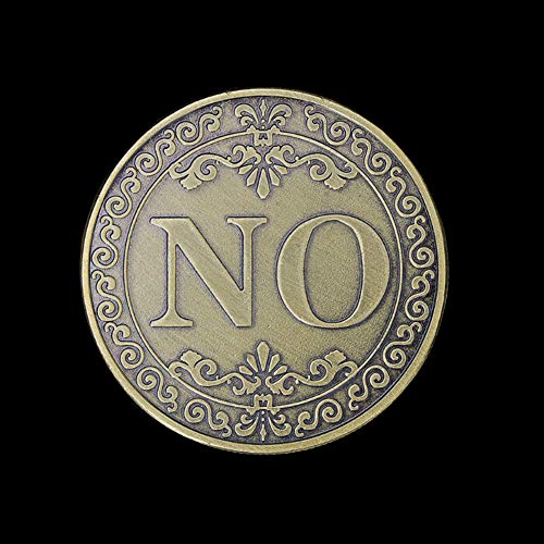 Yes No Decision Maker Coin - Bronzed
