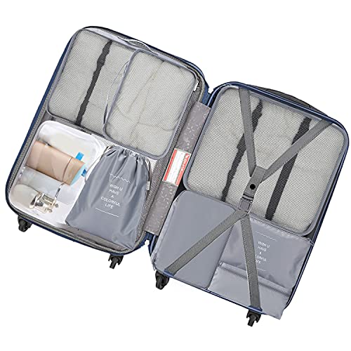 WantGor 8-Piece Travel Packing Set Amazon Home Packing Organizers WantGor