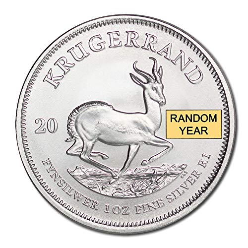 South African Silver Krugerrand Coin - Uncirculated Amazon coin Coins Collectibles collectable Individual Coins MINT STATE GOLD