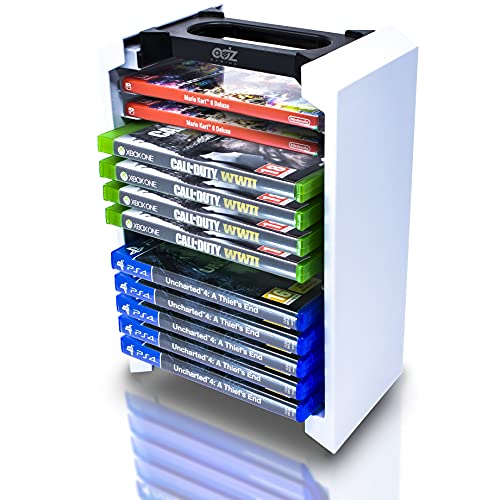 Universal Game Storage Tower for Multiple Consoles ADZ Amazon Cases & Storage Home