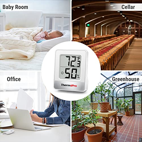 ThermoPro TP49 Mini Room Thermometer Humidity Meter Amazon Hygrometers Lawn & Patio ThermoPro