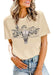 Western Cattle Skull Leopard T-Shirt AIMITAG Amazon Apparel T-Shirts