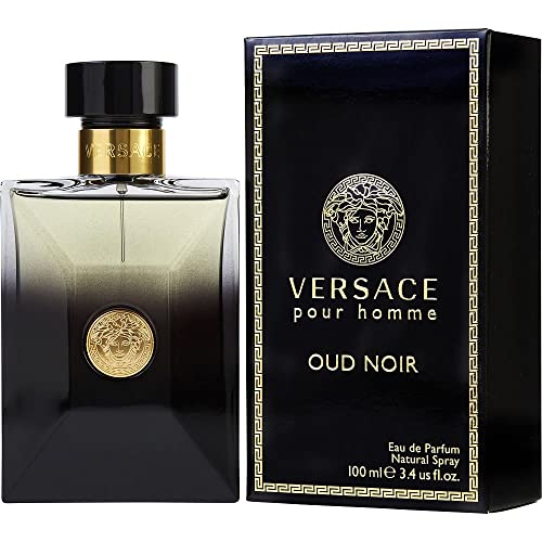 Versace Pour Homme Oud Noir Eau De Parfum 3.4oz Amazon Beauty Eau de Parfum Versace