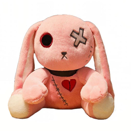 Spooky Goth Crazy Bunny Plush - Pink Amazon Buddy Bo Stuffed Animals & Plush Toys Toy