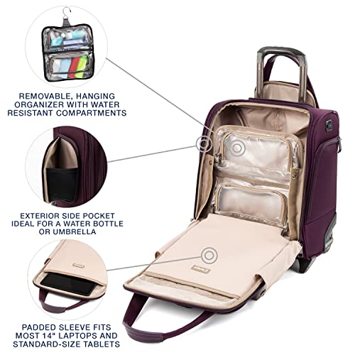 Travelpro Versapack Rolling Underseat Carry-on Bag Amazon Carry-Ons Luggage Travelpro