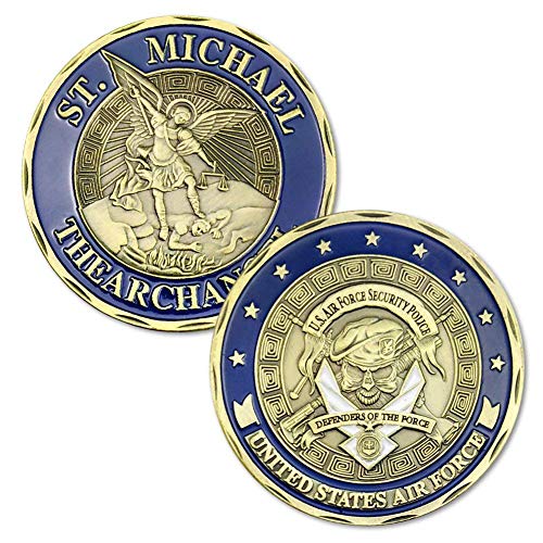 USAF Saint Michael US Air Force Security Police Challenge Coin Commemorative Gifts for Airman | Physical | Amazon, Individual Coins, Toy, WOERDA | WOERDA