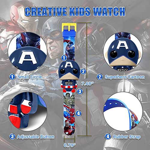 Superhero Kids Digital Watch for Boys Girls Amazon Joyday Watch Wrist Watches