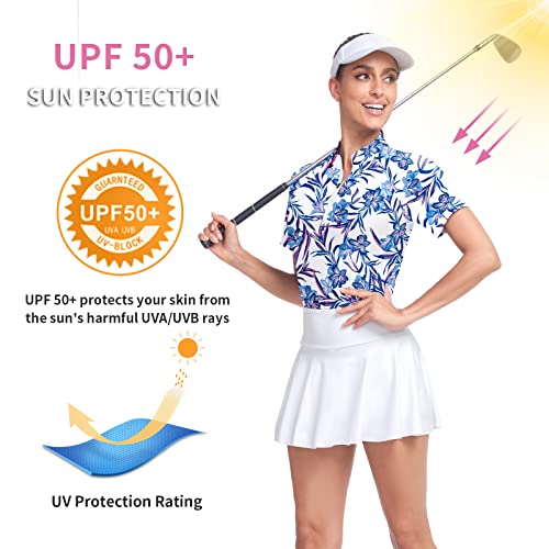 Women's UPF 50+ Golf Polo Amazon Apparel Polos Soneven