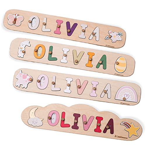 Wooden Name Puzzle - Personalized Montessori Toy Amazon Enjoy The Wood Guild Lawn & Playground