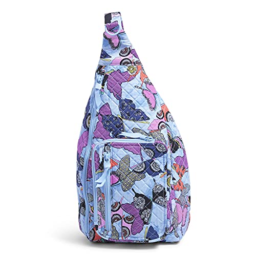 Vera Bradley Women's Cotton Sling Backpack, Butterfly By - Recycled Cotton, One Size | Physical | Amazon, Casual Daypacks, Shoes, Vera Bradley | Vera Bradley