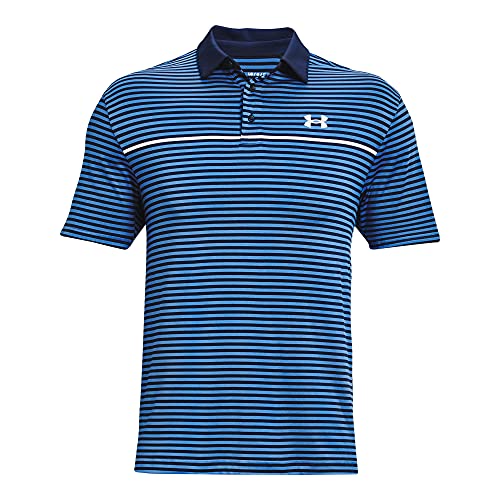 Under Armour Men's Playoff 2.0 Golf Polo , Academy (481)/White , Small | Physical | Amazon, Polos, Sports, Under Armour | Under Armour