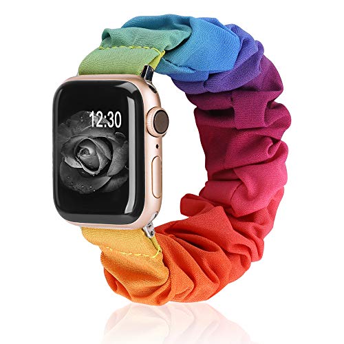 TOYOUTHS Apple Watch Scrunchies Band Rose Gold Amazon Smartwatch Bands TOYOUTHS Wireless