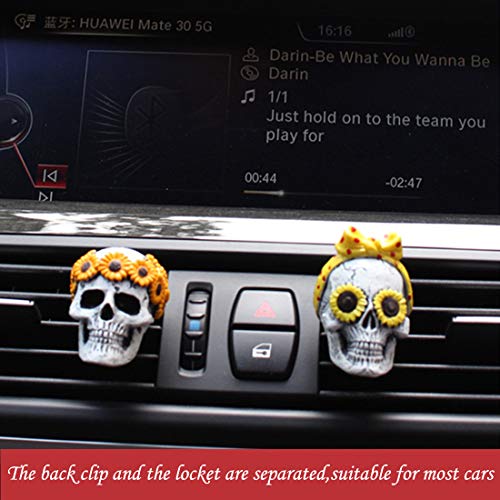 Skull Car Air Vent Aroma Clips