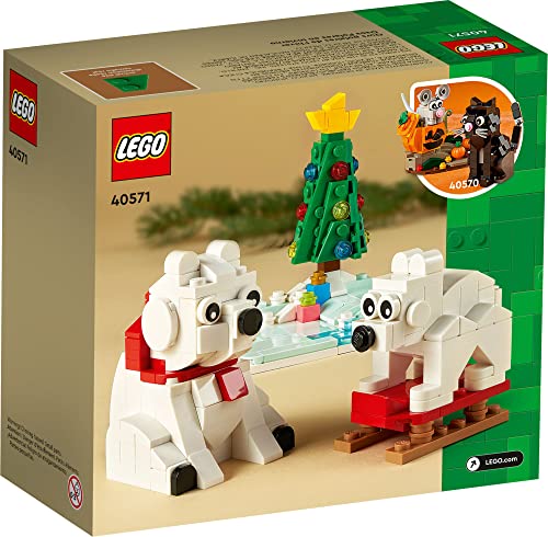 LEGO Wintertime Polar Bears 40571 Christmas Décor Amazon Building Sets LEGO Toy
