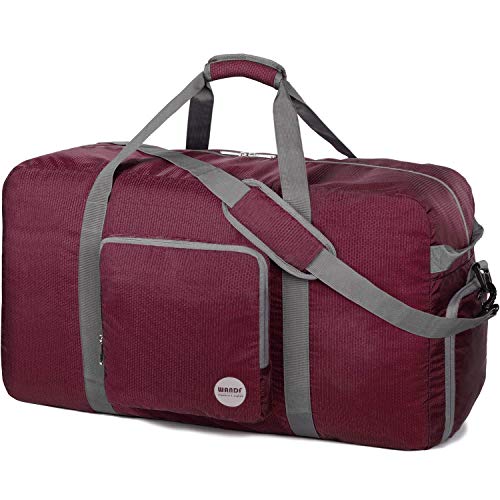Foldable Duffle Bag 24" 28" 32" 36" 60L 80L 100L 120L for Travel Gym Sports Lightweight Luggage Duffel By WANDF | Physical | Amazon, Sports, Sports Duffels, WANDF | WANDF
