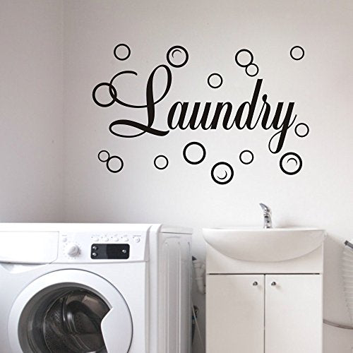 Vinyl Laundry Room Wall Decals Stickers Amazon Home MoharWall Wall Stickers & Murals