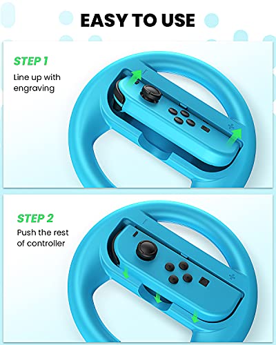 VOYEE Nintendo Switch Steering Wheel JoyCon Controllers Amazon Electronics Hand Grips VOYEE