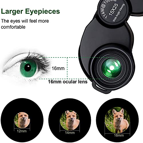 Waterproof Binoculars 15x25 - Low Light Night Vision Amazon Binoculars Camera optics outdoors TQYUIT