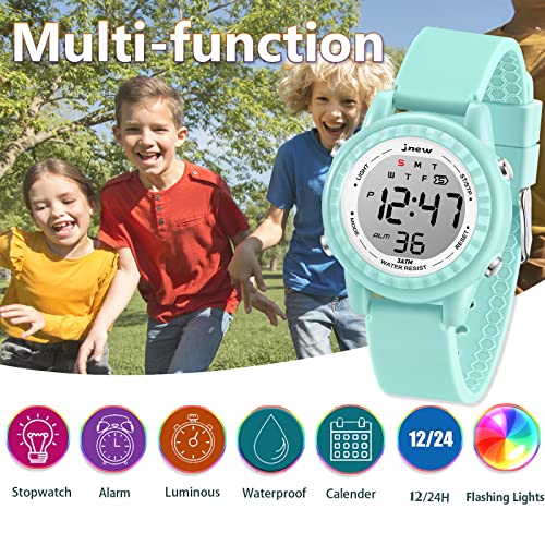 Venhoo Kids Color Flashing Sport Watch