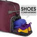 Dark Slate Gray Foldable Duffle Bag 24" 28" 32" 36" 60L 80L 100L 120L for Travel Gym Sports Lightweight Luggage Duffel By WANDF