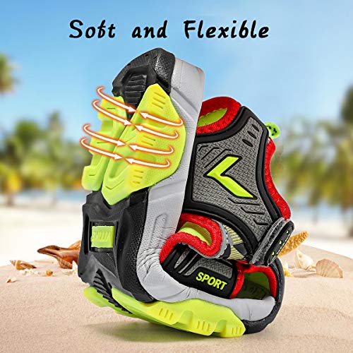 Brand: Yellow Red Kids Hiking Sandals | Quick-Drying | Size 11 Amazon JMFCHI FASHION Sandals Shoes