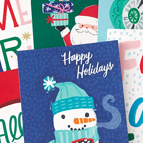 Hallmark Christmas Gift Card Holders or Money Holders Assortment, Cheerful Icons (36 Cards with Envelopes)
