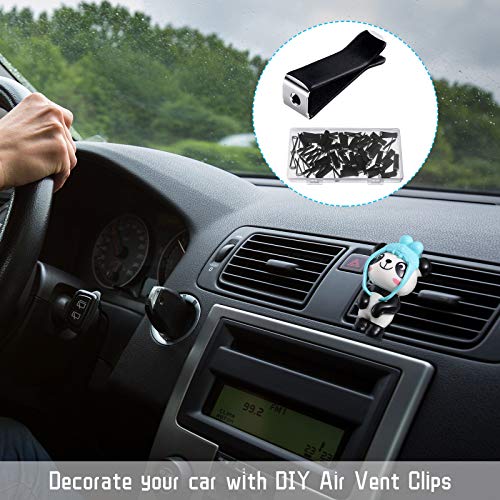 Square Head Car Air Vent Clips with Storage Boxes