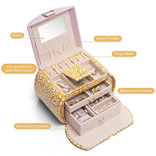 Vlando Princess Style Jewelry Box Organizer