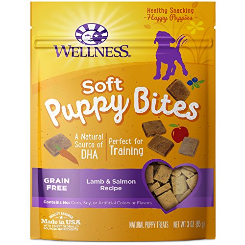 Wellness Soft Puppy Bites Grain-Free Lamb & Salmon Dog Training Treats Amazon Biscuits & Snacks Cookies Pet Products Wellness