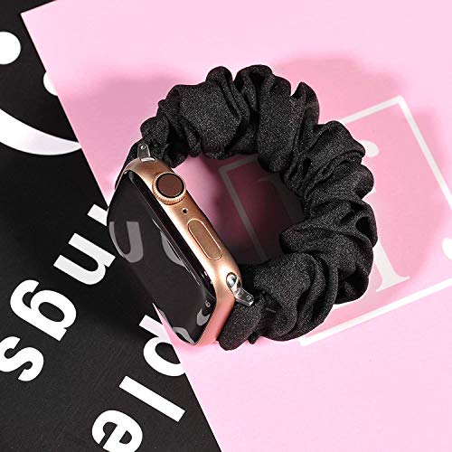 TOYOUTHS Apple Watch Scrunchies Band, Rose Gold
