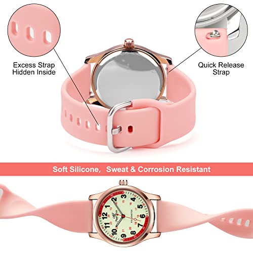 SIBOSUN Nurse Watch - Easy Read Silicone Band Amazon SIBOSUN Watch Wrist Watches
