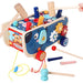 SHIERDU Puppy Multifunctional Hammer car, Baby and Toddler Xylophone Gear Toy, Montessori Wooden Toys for Children Over 1 Year Old, Gifts for Boys and Girls | Physical | Amazon, Hammering & Pounding Toys, SHIERDU, Toy | SHIERDU