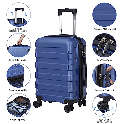 SUPER DEAL 21 Expandable Hardside Carry-On Luggage Amazon Carry-Ons Luggage SUPER DEAL